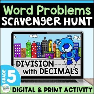 Division with Decimals Word Problems 1