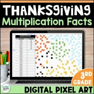 Thanksgiving Multiplication Facts 1