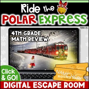 Christmas Math Escape Room 4th Grade 1
