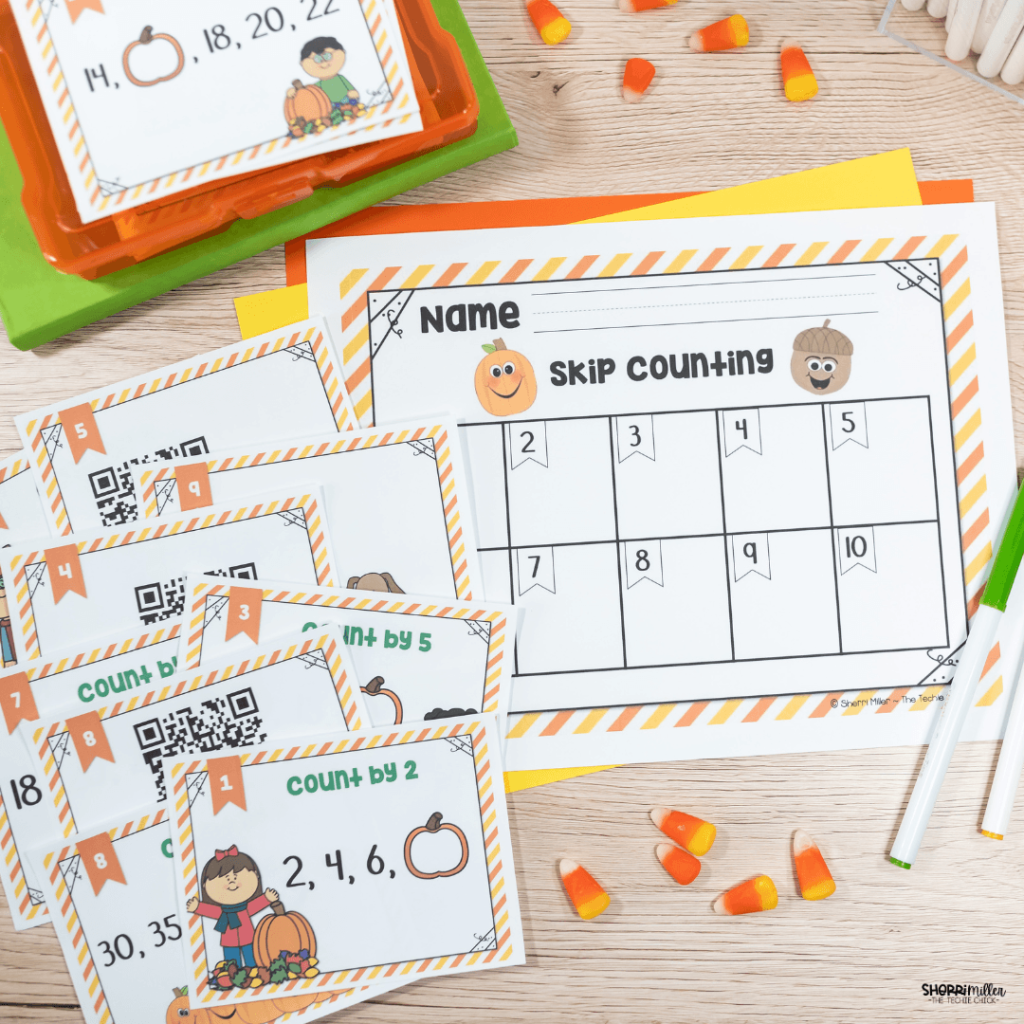 Halloween Math Task Cards